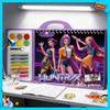 Kpop Охотники на демонов Раскраска Набор Детская Книга для рисования эскизов Аниме Мультфильм Рисование водой Раскраска Игрушки для раннего развития