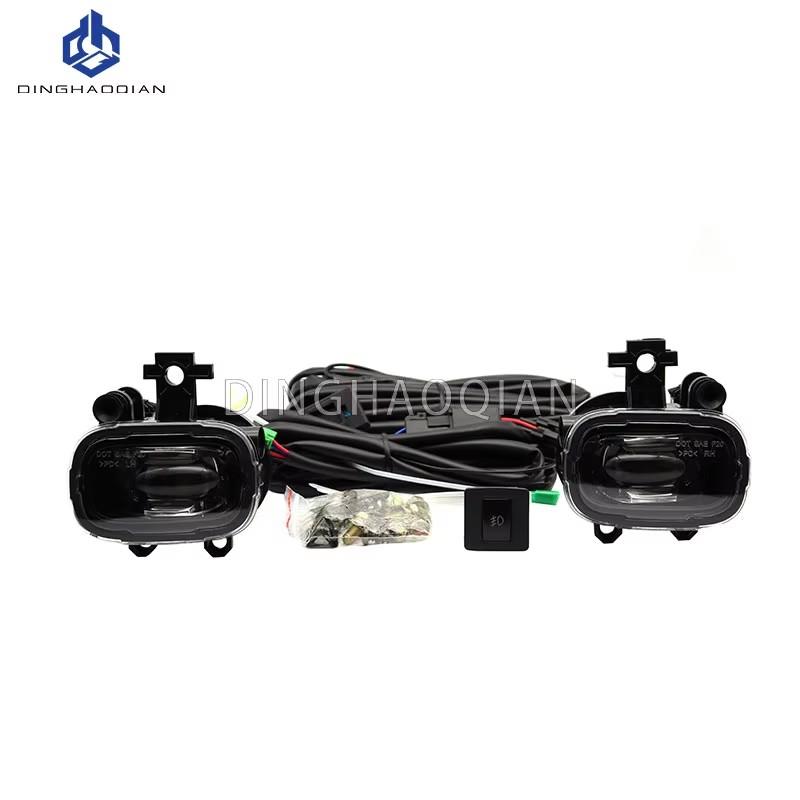 Передняя фара бампера Дневной ходовой свет Светодиодная противотуманная фара в сборе с комплектом жгута проводов для Nissan X-trail Frontier Rogue 2021 2022 2023