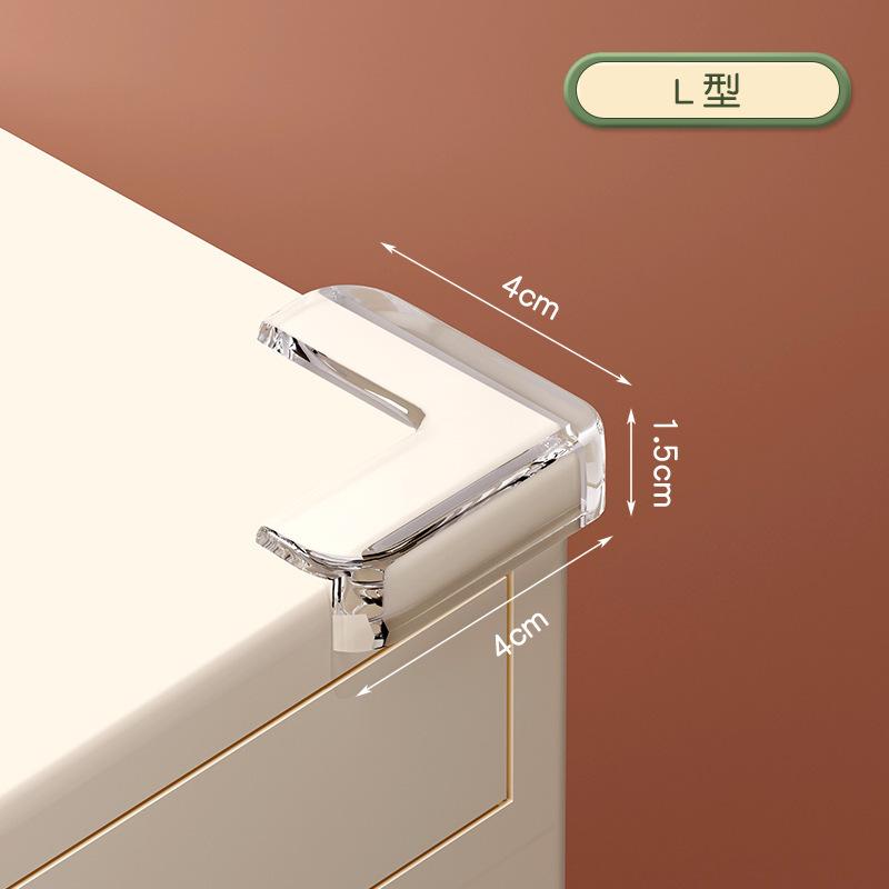 10 шт., прозрачные угловые защитные пленки из ПВХ для защиты детей, мягкие защитные уголки для мебели и чехлы для краев от острых углов