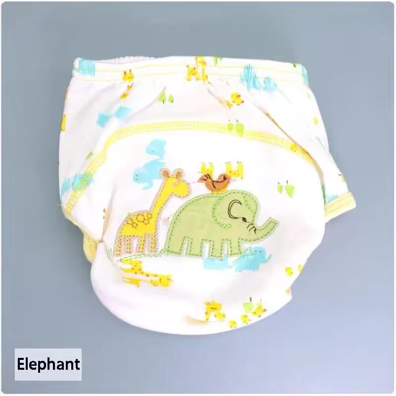 Cartoon Baby Training Soft Pants Baby Underwear Reusable Cloth Diapers
