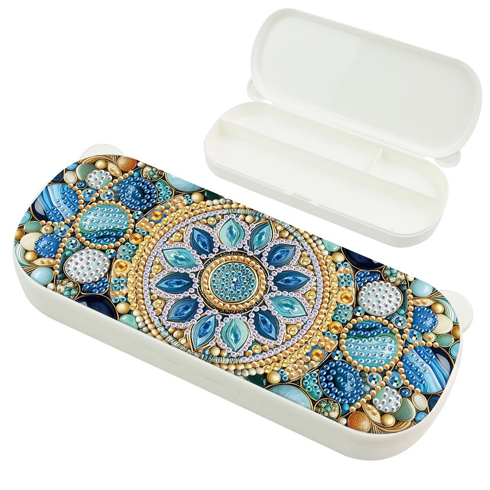 DIY Diamond Painting Pencil Case Multifunctional Storage Box for Pens Brushes Accessories Travel Pencil Case