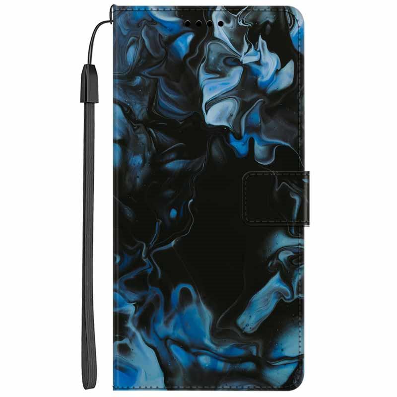 Книжка из Мраморной Кожи для Oppo A80 5G/Oppo A3 Pro /Oppo K12x Чехол Цветной Мраморный Флип Кошелек Чехол-Держатель Стенд для Oppo A80