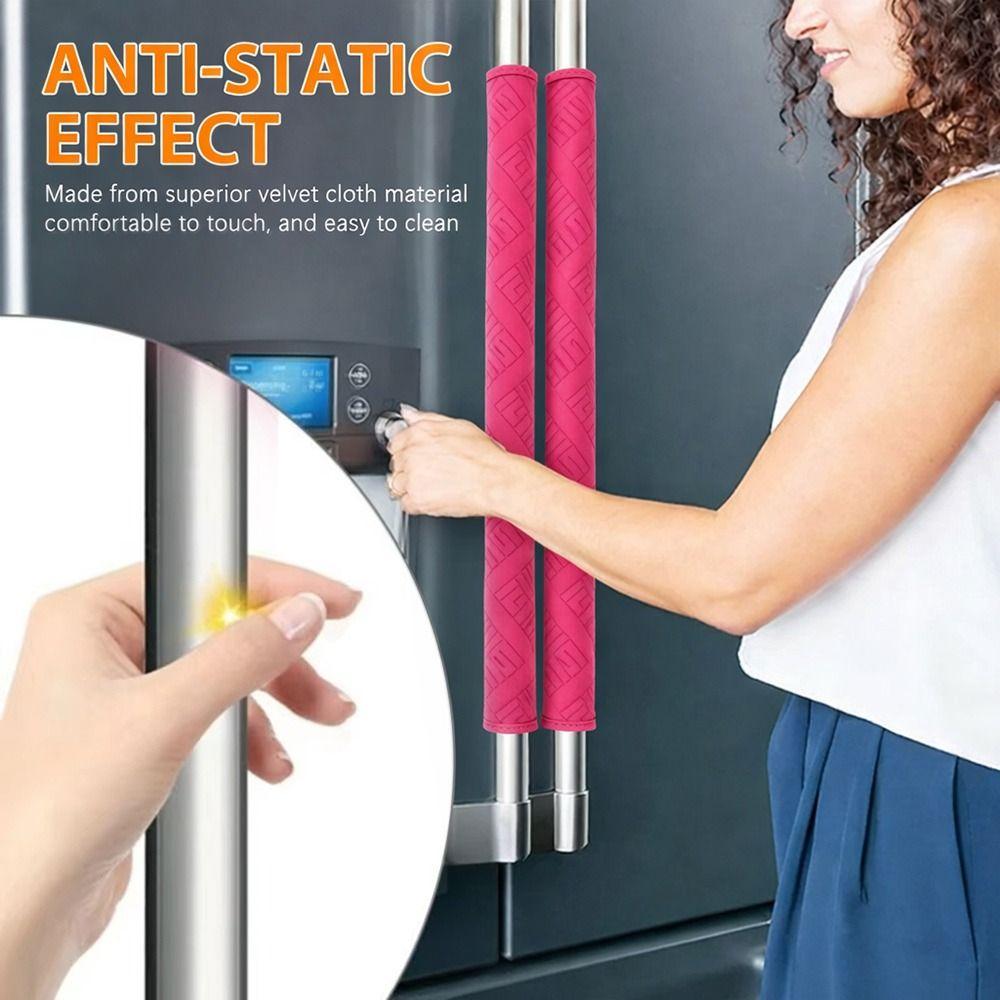 Plush Oven Door Handle Cover Washable Appliance Handle Covers Home Decors