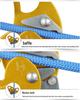 High-Altitude Rock Climbing Safety Device: Self-Locking Rope Grab & Fall Arrest Tool
