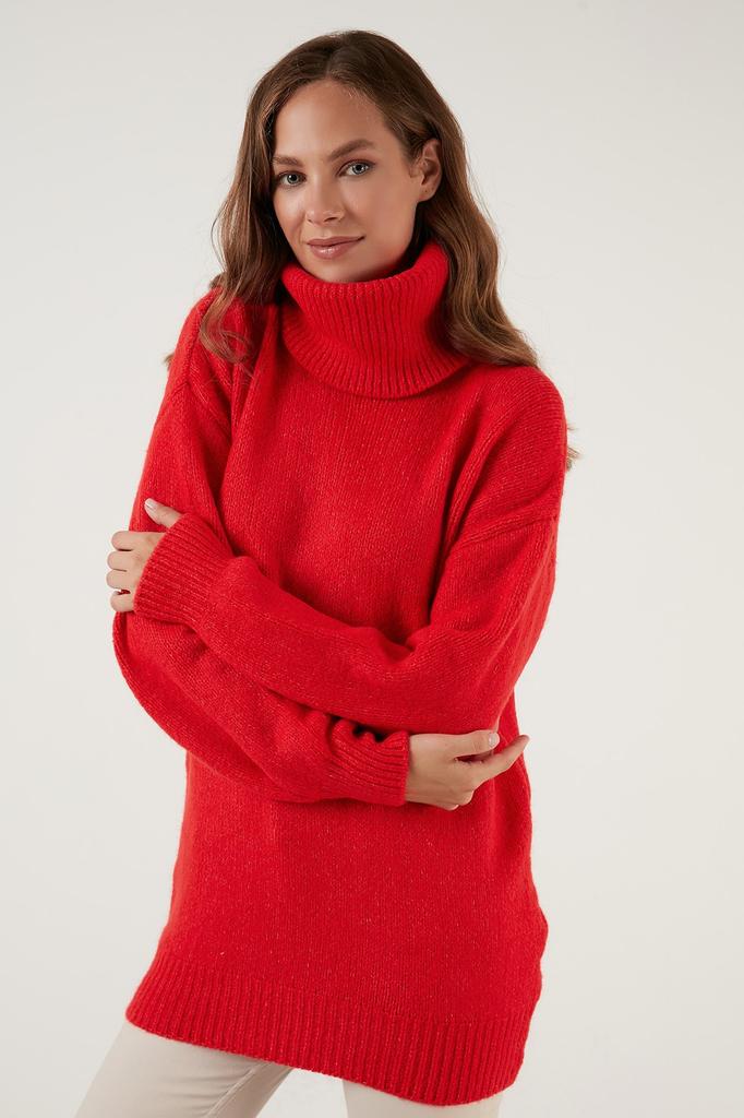 Women's Fashion Pullover Long Sleeve Sweaters Autumn and Winter Casual Knitted Top T-shirt One Size SL