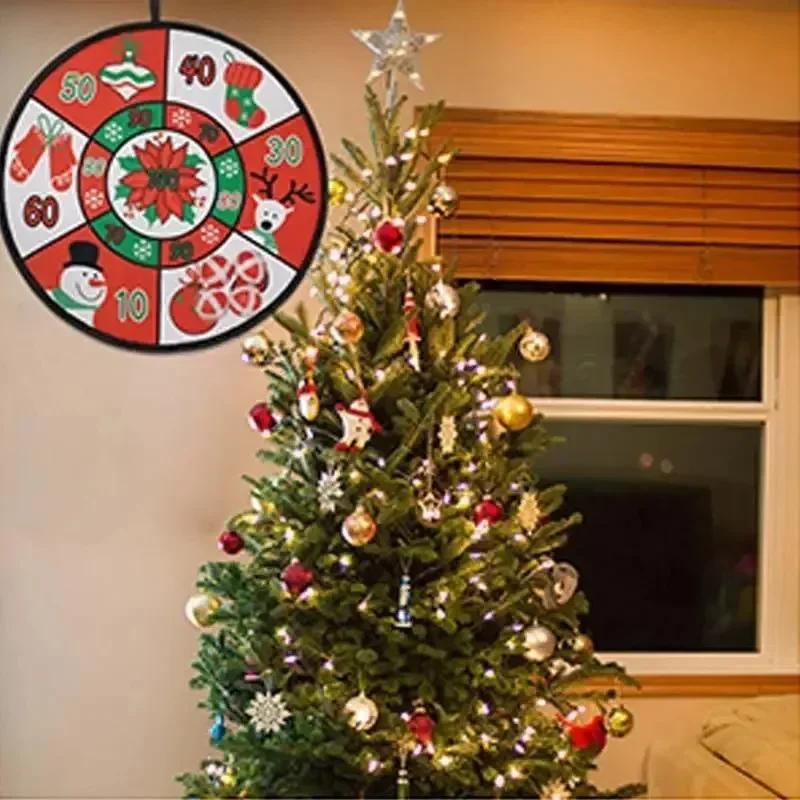 Рождественские спортивные и развлекательные товары Мультяшная мишень для метания Санта-Клауса Креативные дартс Принадлежности для настольной игры для стрельбы