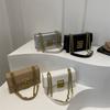 New Summer Trendy Shoulder Bag European and American Retro Women's Bag Fashion Chain Lock Crossbody Small Square Bag