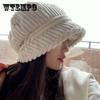 Рыбацкая шляпа, женская шляпа с нерегулярными полями, маленькая вельветовая шляпа для защиты ушей в японском стиле, теплая шляпа, осенне-зимняя мода