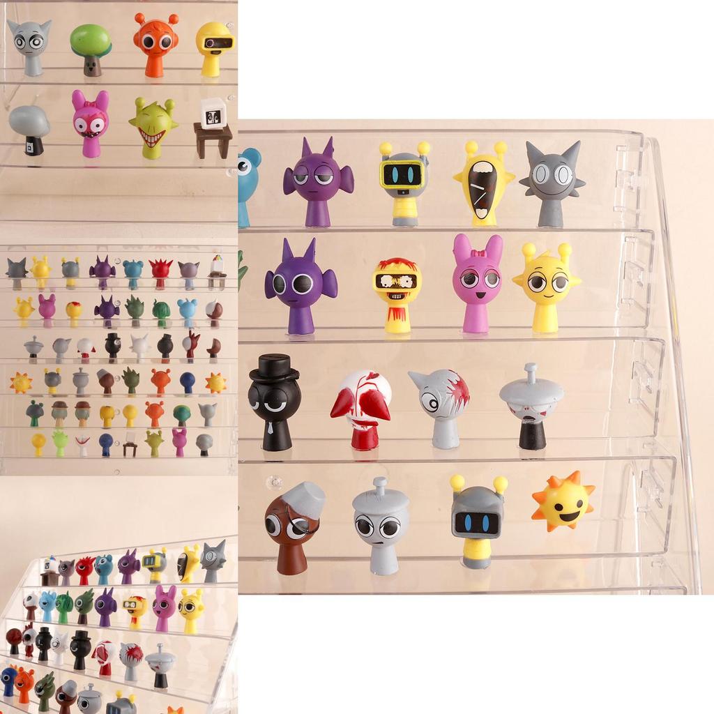 Sprunki Коллекция Музыкальная шкатулка с животными ПВХ Игрушка для детской игровой комнаты