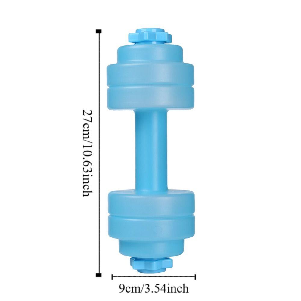 830 мл Наполняемые водой гантели Многофункциональная фитнес-бутылка для воды Забавная гантельная чашка для воды Школа