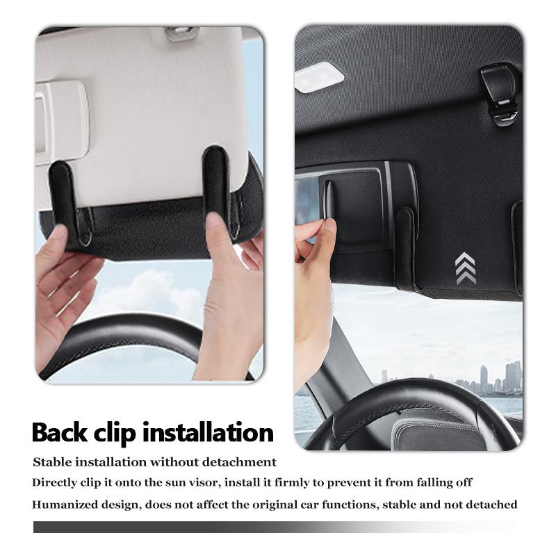Car Sunglasses Protect Storage Cases Sun Visor Glasses Box Accessories For Mitsubishi Outlander Pajero Sport Lancer EX ASX L200 RP4