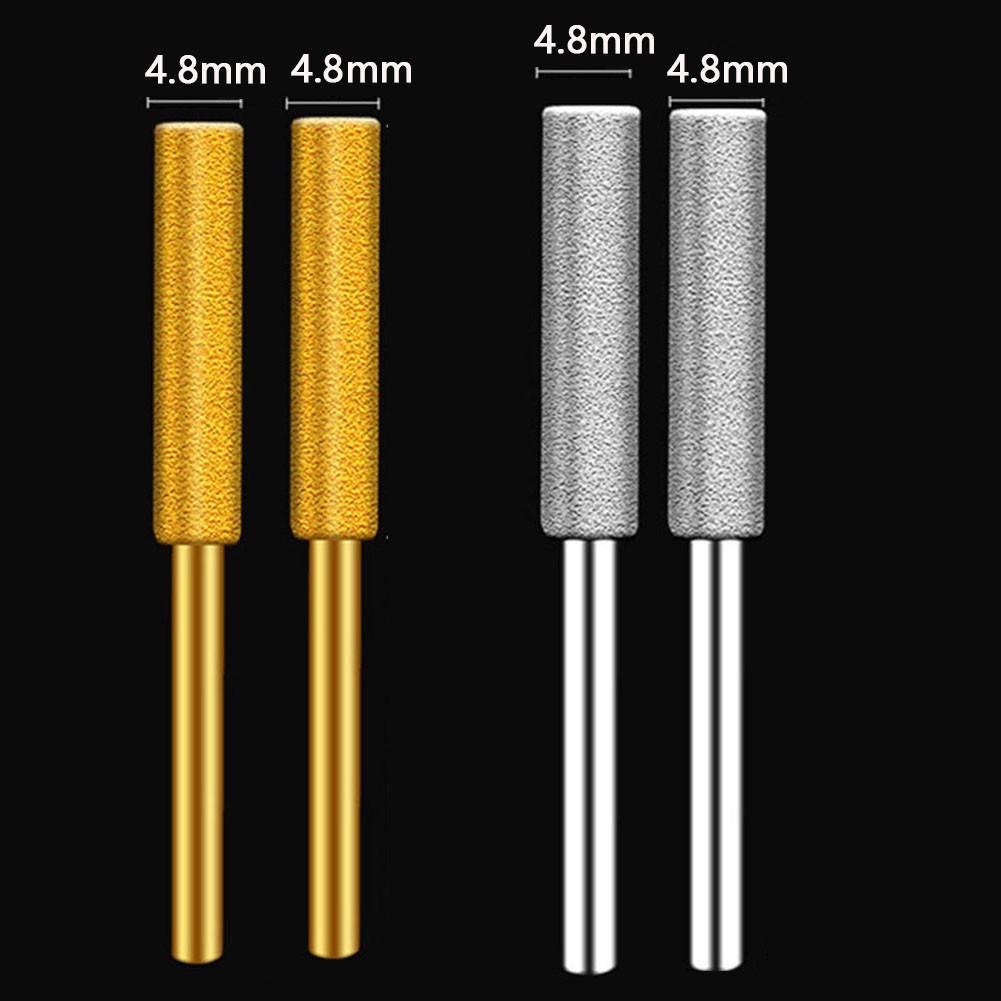 4 шт. Алмазные цилиндрические борфрезы для заточки цепей бензопилы