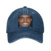 Смешные бейсболки с мемами Канье Уэста Snapback Вареные джинсовые кепки Регулируемая кепка Спортивная бейсболка Ковбойская шляпа для унисекс