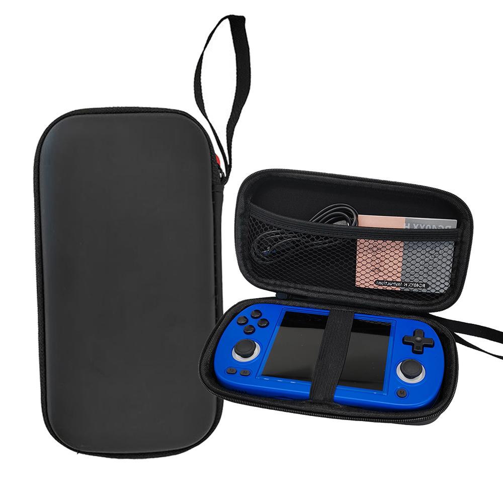 For Anbernic RG40XX H Video Game Console EVA Hard Carrying Case w/ Screen Protector Set Hard Shell Storage Bag Game Accessories