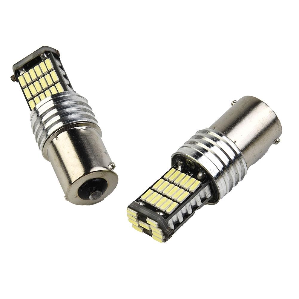 6500K ксеноновые белые 1156 BA15S светодиодные лампы 4014 автомобильный стоп-сигнал заднего хода