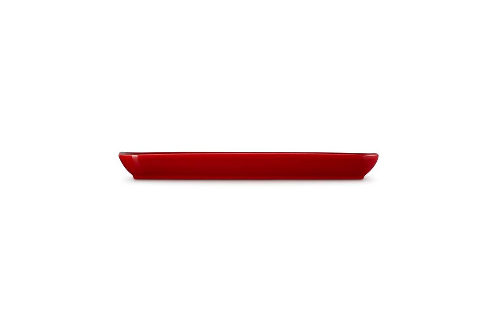 Le Creuset Legere Rectangular Plate 25cm Cherry Red