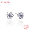 Линдон стерлингового серебра 925 пробы циркон серьги серьги для женщин подарки на свадьбу