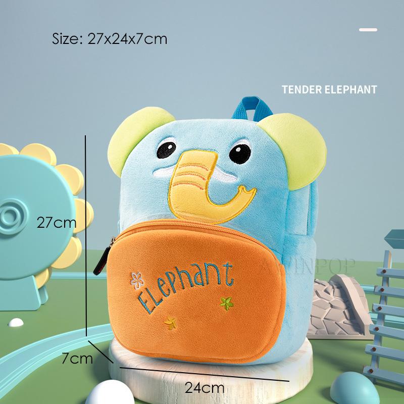 Модные 3D-рюкзаки с изображением льва из мультфильма для мальчиков, школьные сумки для детей детского сада, плюшевые рюкзаки для малышей