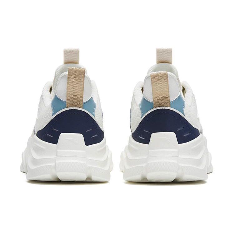 Anta Retro Lowtop Women Casual Sneakers White Pink Blue 912318831-3