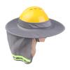 Hard Hat Sun Neck Shield Summer Helmet Mesh Sunshade High Visibility Reflective Hard Hat Shade For Outdoor Construction Worker