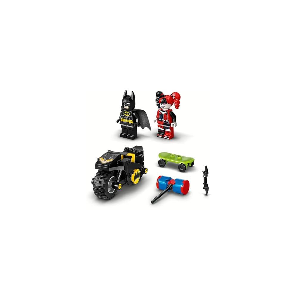 LEGO Super Heroes Batman vs Harley Quinn Building Blocks Toy for Ages 4 and Up