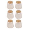 6PCS Modern Simple Chandelier Pendant Lamp Shade Cover Fabric Lampshade for Home Wall Light