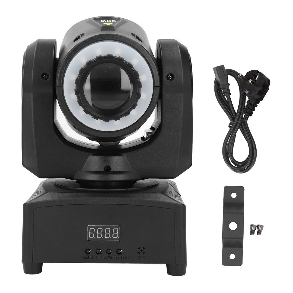 Светодиодный вращающийся прожектор Spot Beam 30 Вт 8 гобо 8 цветов 9 11 каналов Свадебный DJ вечеринка освещение сцены Sp