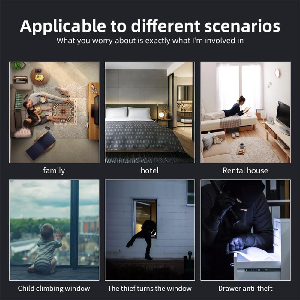 Wireless Wifi Home Window Door Burglar Security Alarm Sensor System W/o Battery