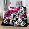 1pc Blanket Monster High1 Print Design, Lightweight Blanket for Sofa, Bed- Soft &Warm, Gift for All Seasons like Christmas, Halloween