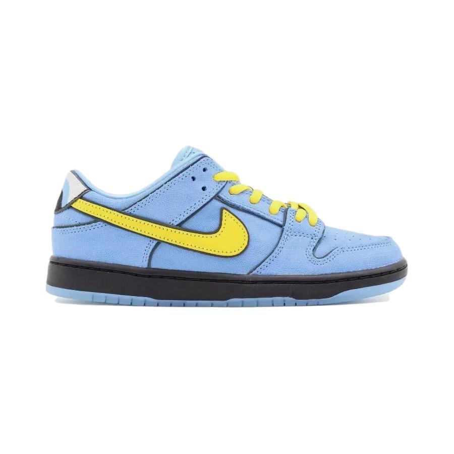The Powerpuff Girls x Nike Dunk Low Pro SB QS PS Bubbles Детские Кроссовки Синий Синий-Chill Глубокий-Королевский-Синий FZ8833-400