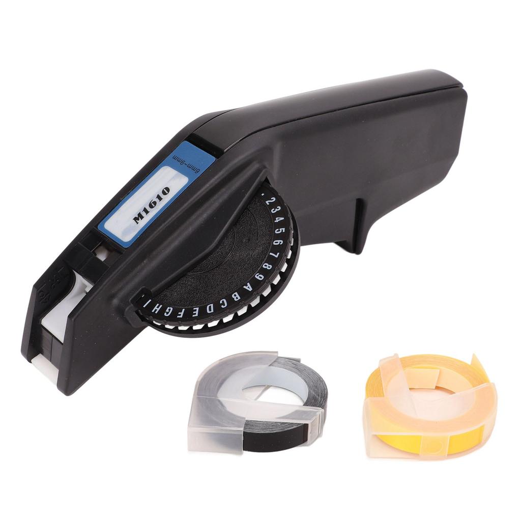 Embossing Label Maker Clear Number Letter One Hand   ABS Label Making Embosser for Label  Label Maker