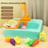 Analog Electric Dishwasher Sink Children's Role Playing Kitchen Set Toys Kids toy  Pretend Play accessory [jkw]