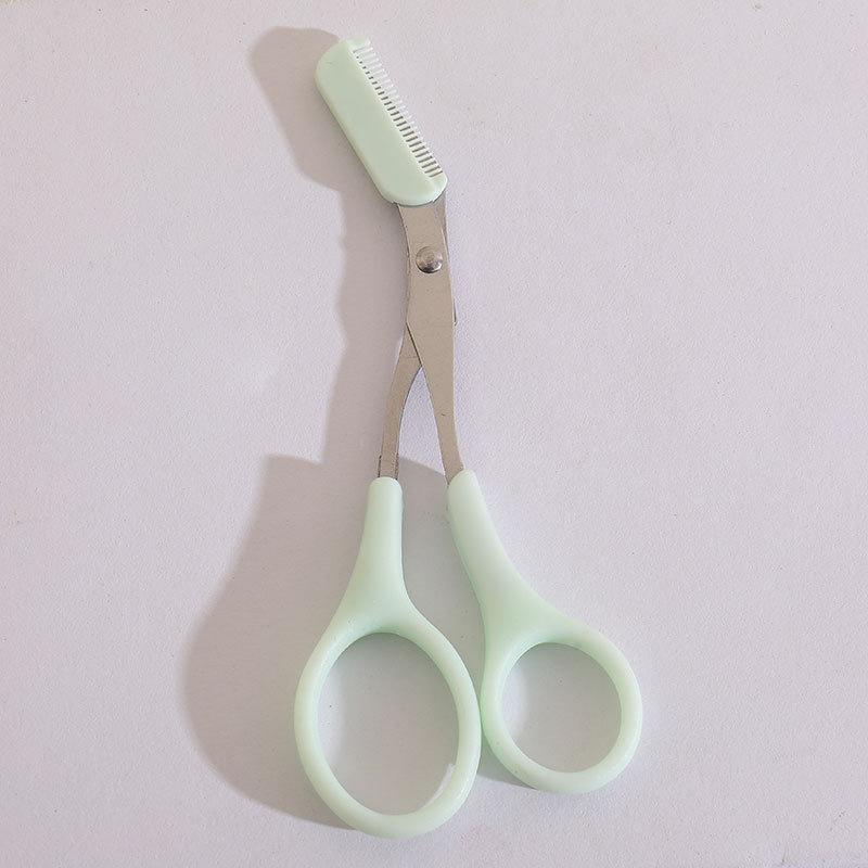 Eyebrow Trimmer Scissor Beauty Products for Women Eyebrow Scissors with Comb Stainless Steel Makeup Tools Beauty Scissors
