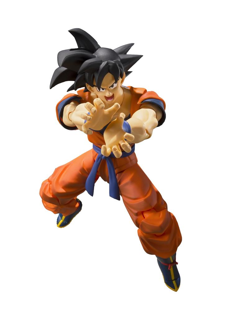 TAMASHII NATIONS Dragon Ball Сон Гоку Сайян вырос на Земле 140 мм окрашенная подвижная фигурка SHFiguarts - - Приблизительно. АБС и ПВХ