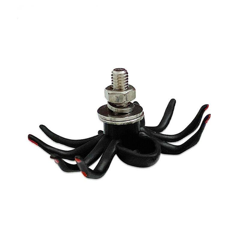 2 шт. 6 мм Универсальная мотоциклетная накладка-паук Рамка номерного знака Болты Винты Колпачки Для большинства мотоциклов M6 Крепежные винты Аксессуары