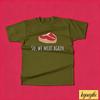 Funny Butcher Gift Meat Cutter Shirt Meat Lover Gift Tbone Steak So We Meat Again Unisex Tee Cotton Shirts Graphic T Shirts