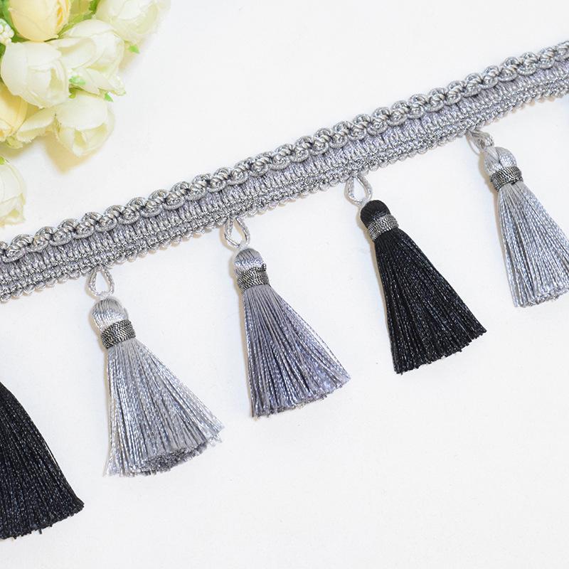 Красное кружево с кисточками — многофункциональный домашний аксессуар (12м) для багажа, штор и многого другого