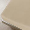vidaXL Spannbettlaken Jersey Taupe 90x200 cm Baumwolle