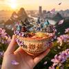 3D металлический магнит «Культура Лючжоу Лосыфэнь»: Модный китайский сувенир