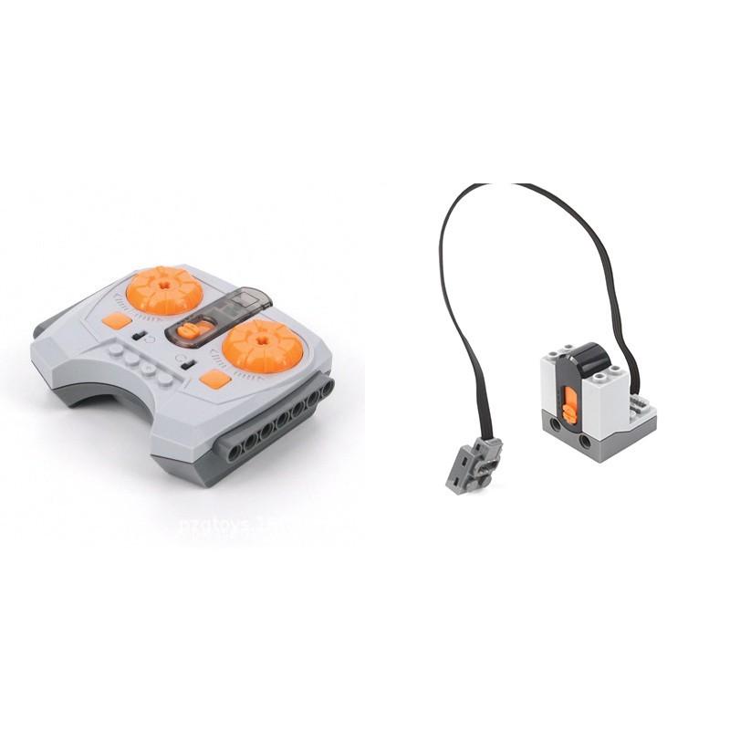 Строительные блоки Motor Technic Power Function Батарейный блок ИК-пульт дистанционного управления Свет совместимый Lego