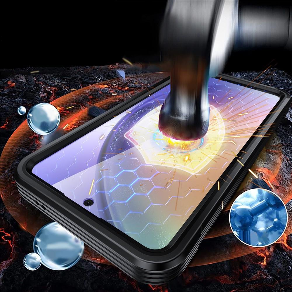 Case for Samsung Galaxy A37 5G, Shockproof, with glass, for MagSafe, black