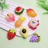 100PCS 3D Fruit Series Miniature Flat Back Resin Cabochons for Hairpin Scrapbooking DIY Home Decor Craft Accessories