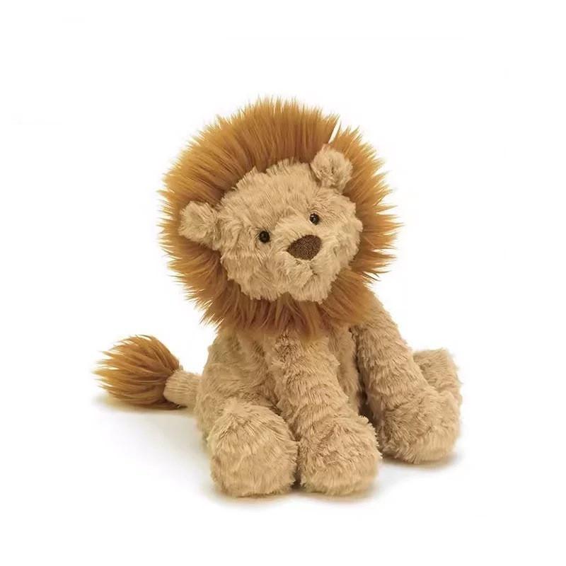 Soft Animal Plush Lion With Sponge Filling For Kids And Teens