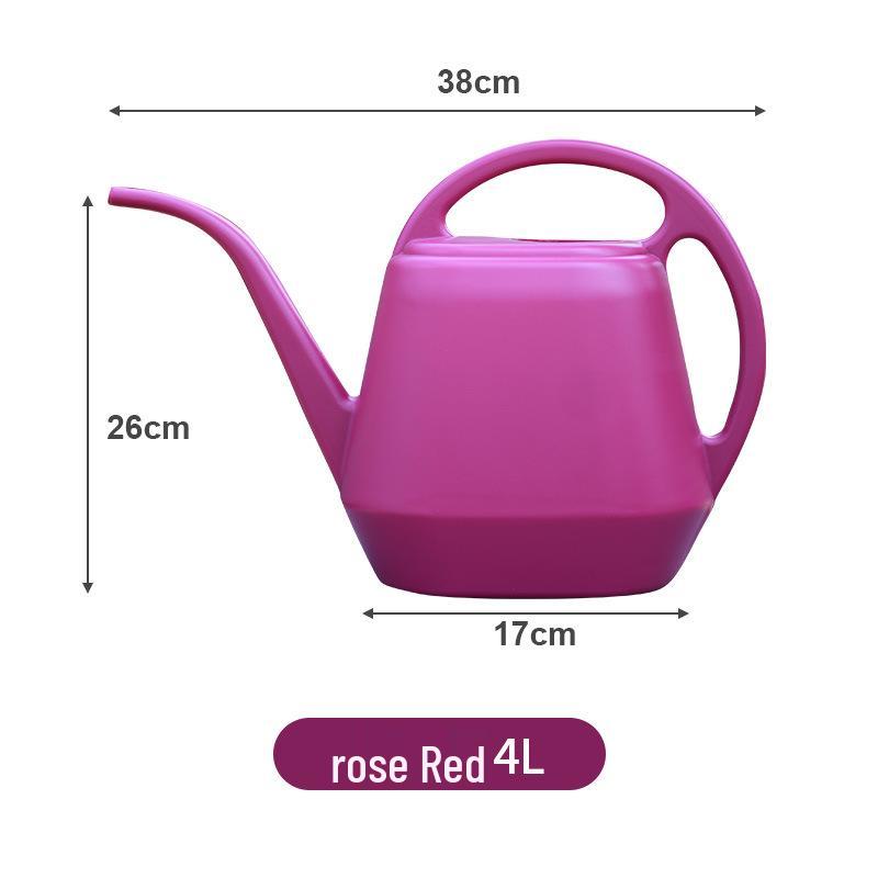 Large Capacity Plastic Watering Can with Long Spout for Gardening, Ideal for Flowers and Vegetables