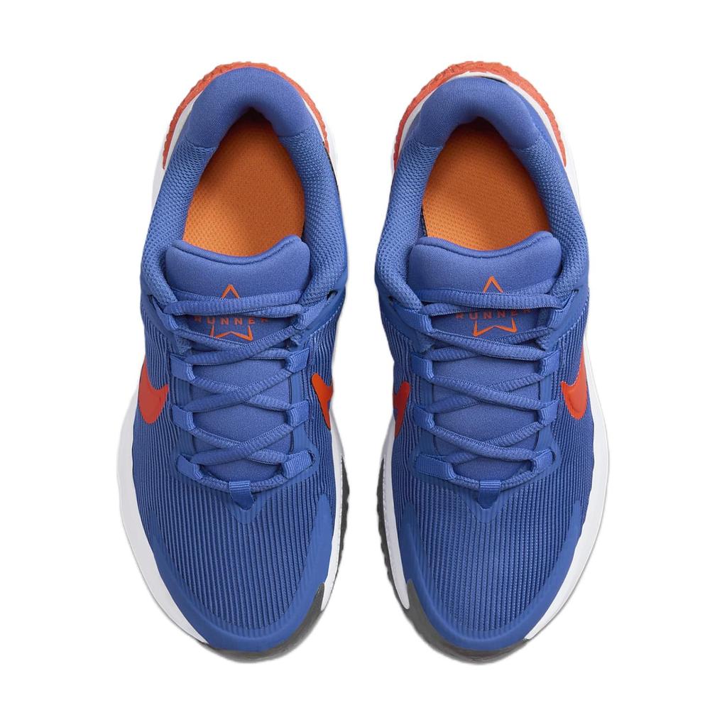 Nike Star Runner 4 GS Astronomy Blue Total Orange Kids Sneakers White Team-Orange DX7615-402