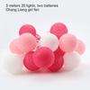 20 LED Cotton Ball Light Strings Garland Balls Fairy Lights String