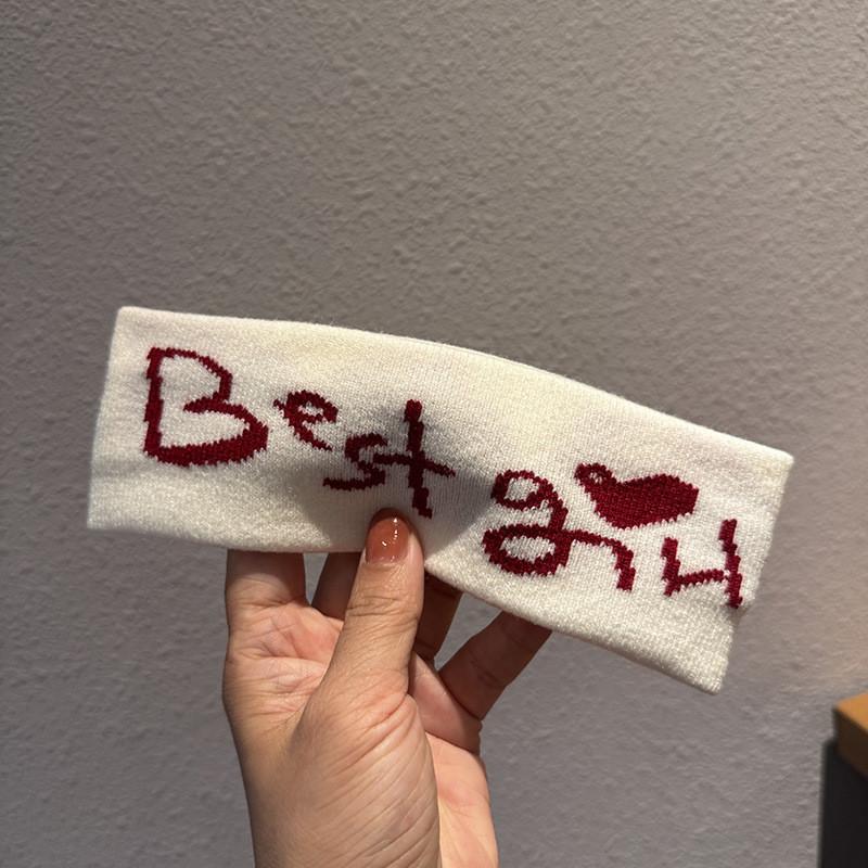 Корейский стиль Буквенная повязка на голову с эластичной резинкой для девочек и мальчиков Летний модный аксессуар