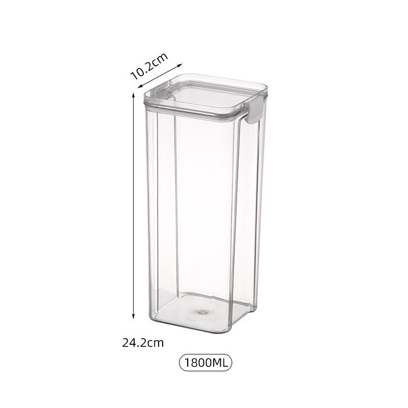 Кухонный ящик для хранения, герметичный контейнер для хранения продуктов, герметичный контейнер для хранения продуктов для кладовой с крышкой для муки, сахара и риса