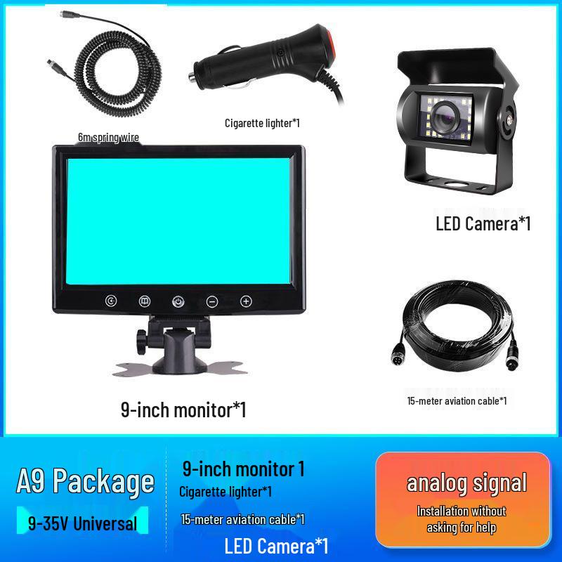 Монитор заднего вида для грузовика HD с ночным видением и системой записи с двойной/четверной камеры