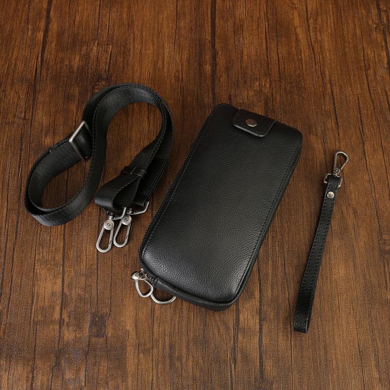 Мужская сумка через плечо, сумка через плечо из коровьей кожи, повседневная универсальная маленькая сумка, сумка через плечо на одно плечо